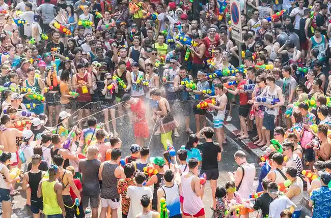 Songkran Festival: Modern Water Battles