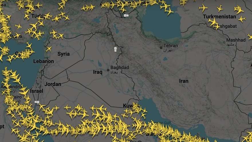 Middle East Airspace Shutdown 