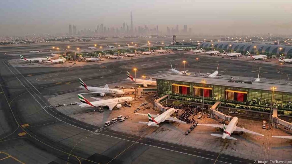 Airplanes parked at Airport - USA, Israel, Iran Conflict